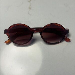 Round Tortoise Shell Sunglasses